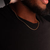 Box Chain 3MM Gold Stainless - ViViGleam